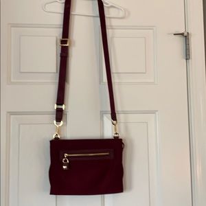 Michael Kors Wine Nylon Crossbody